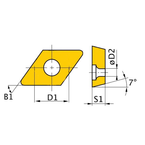 HM-Ersatzwendeplatten Optimum ISO DCMT070204